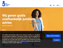 Tablet Screenshot of juridischloket.nl